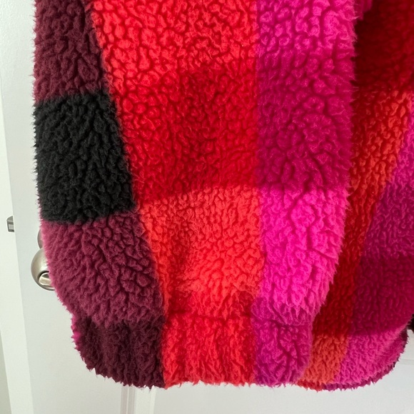 A NEW DAY | Women’s Plus Size Fleece Zip-Up Sweatshirt Plaid Pattern (4X) - Picture 11 of 11